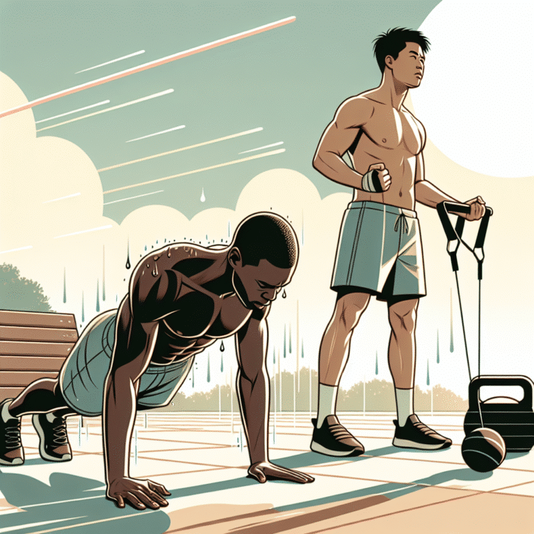 tips for combining bodyweight and portable gear