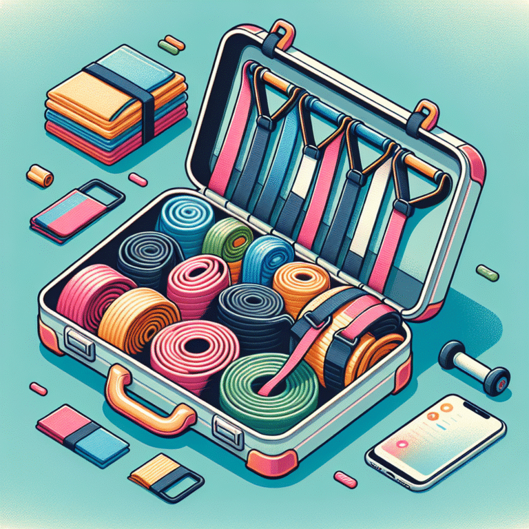 travel resistance bands with handles