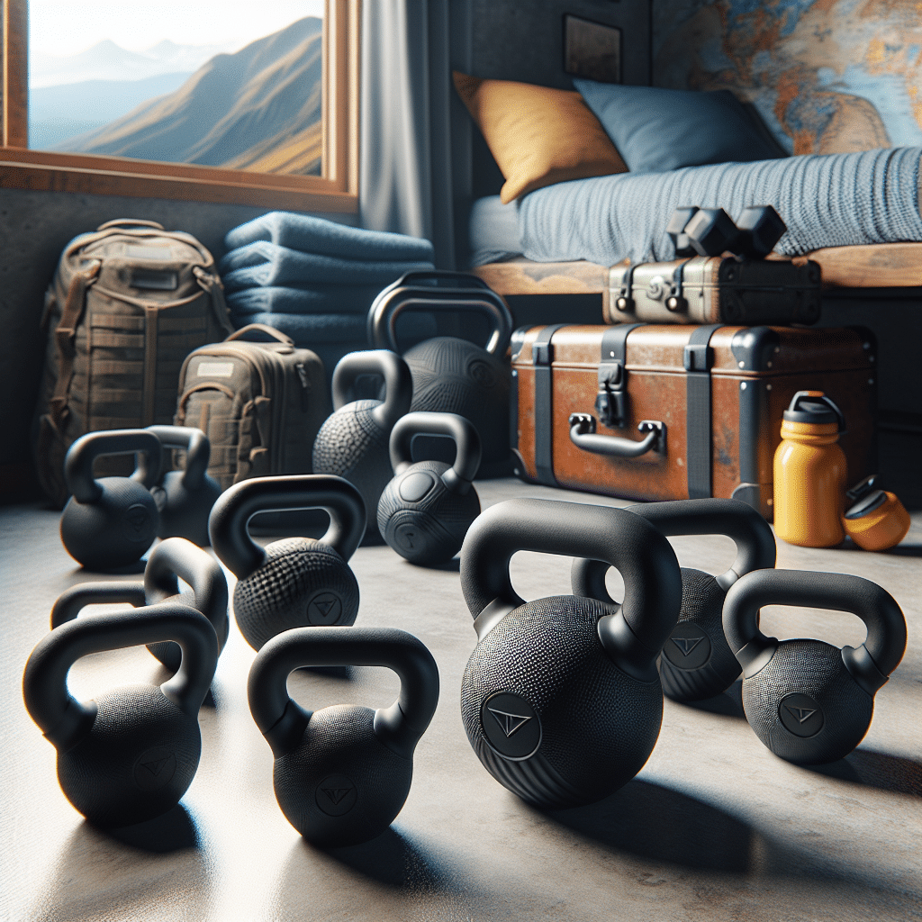 compact kettlebells perfect for home and on-the-road workouts