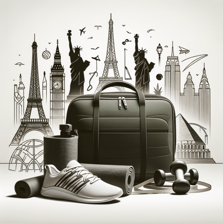 traveling light but staying fit