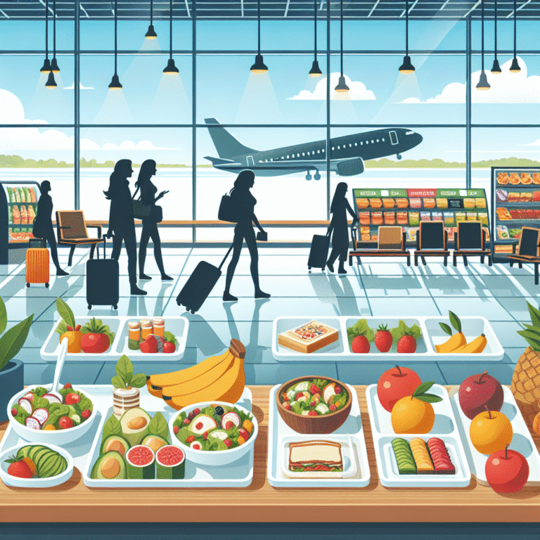 how to eat well at airports and on flights
