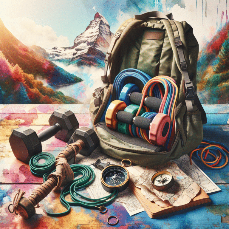 comparing resistance bands and dumbbells for travel workouts