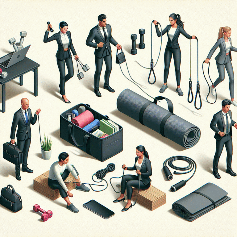 portable workout hacks for busy professionals