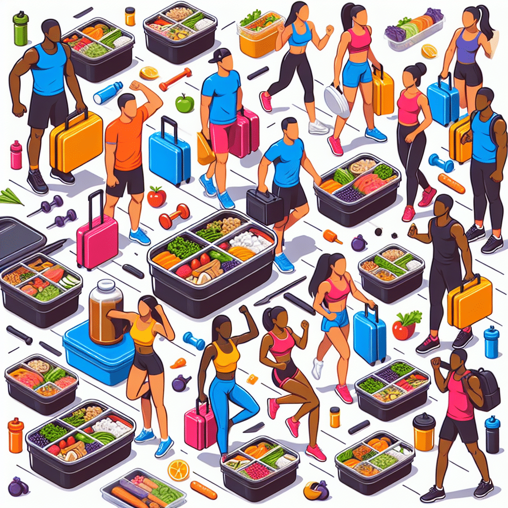 meal prepping for travelers who workout