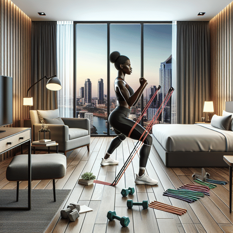 Transform Your Hotel Room into a Gym with Resistance Bands