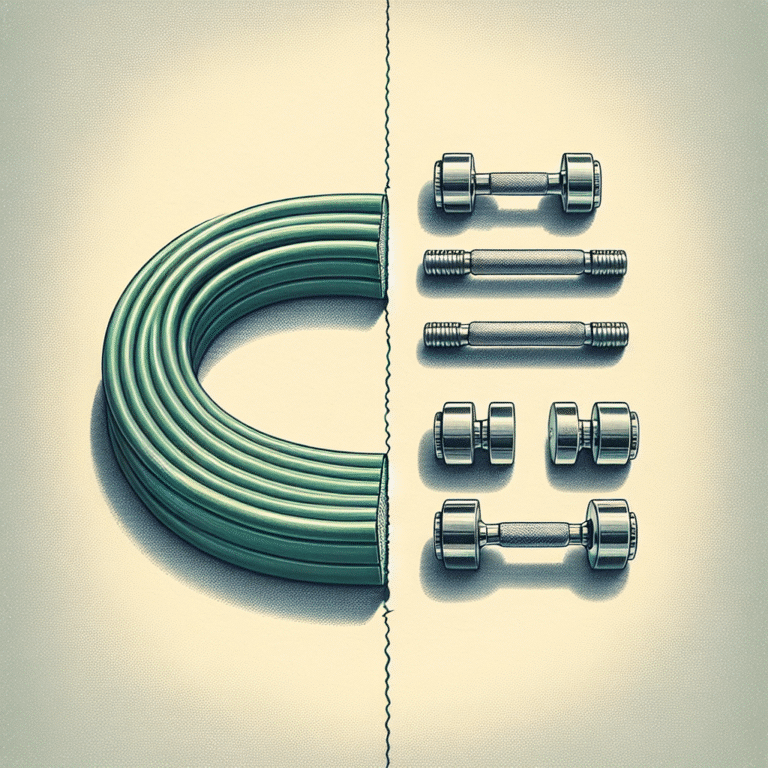 resistance loop bands vs mini dumbbells