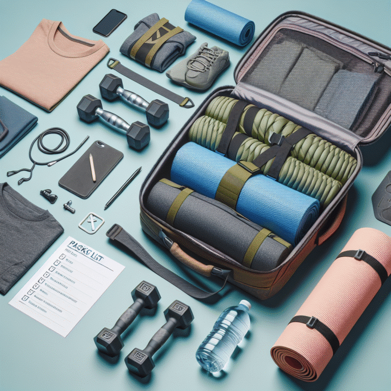essential packing tips for portable fitness gear