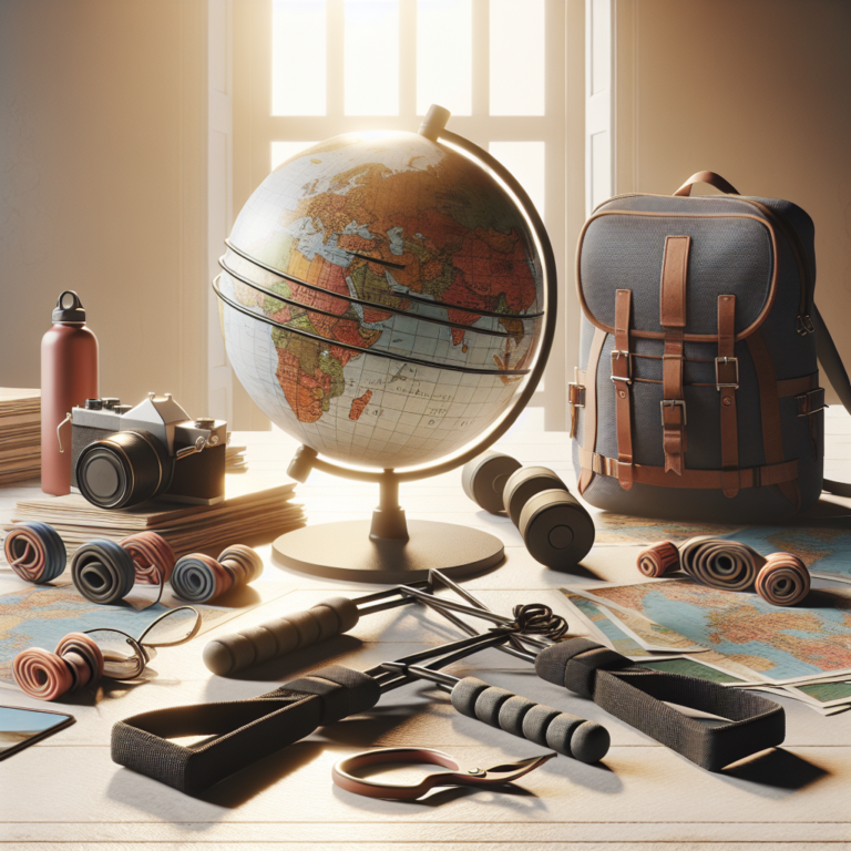 travel resistance bands with convenient handles