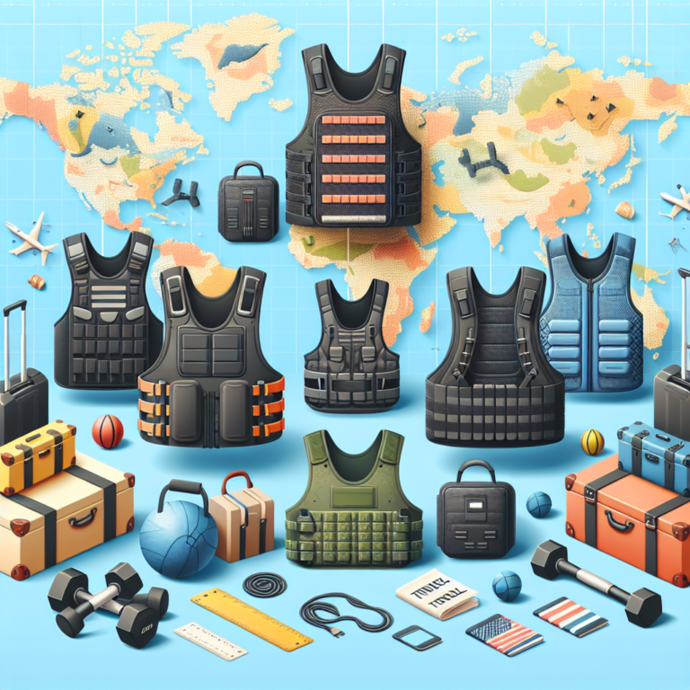 review of travel-friendly weighted vests for fitness enthusiasts