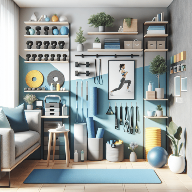 creating a workout space in small living areas