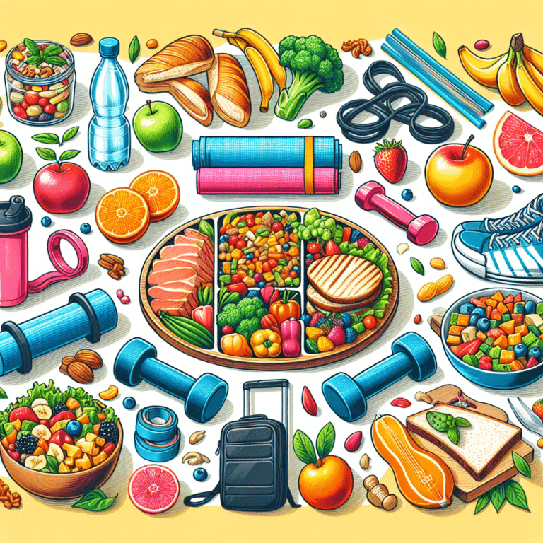 Balanced lunch options for travelers who workout